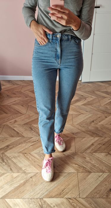 Jeansy spodnie mom fit Mohito xs 34