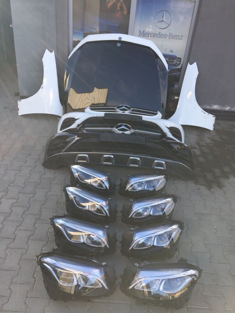 glc 253 бампер amg и стандарт рестайл и до