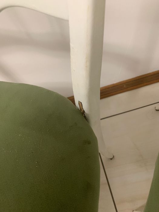 Стул деревʼяний фісташка колір