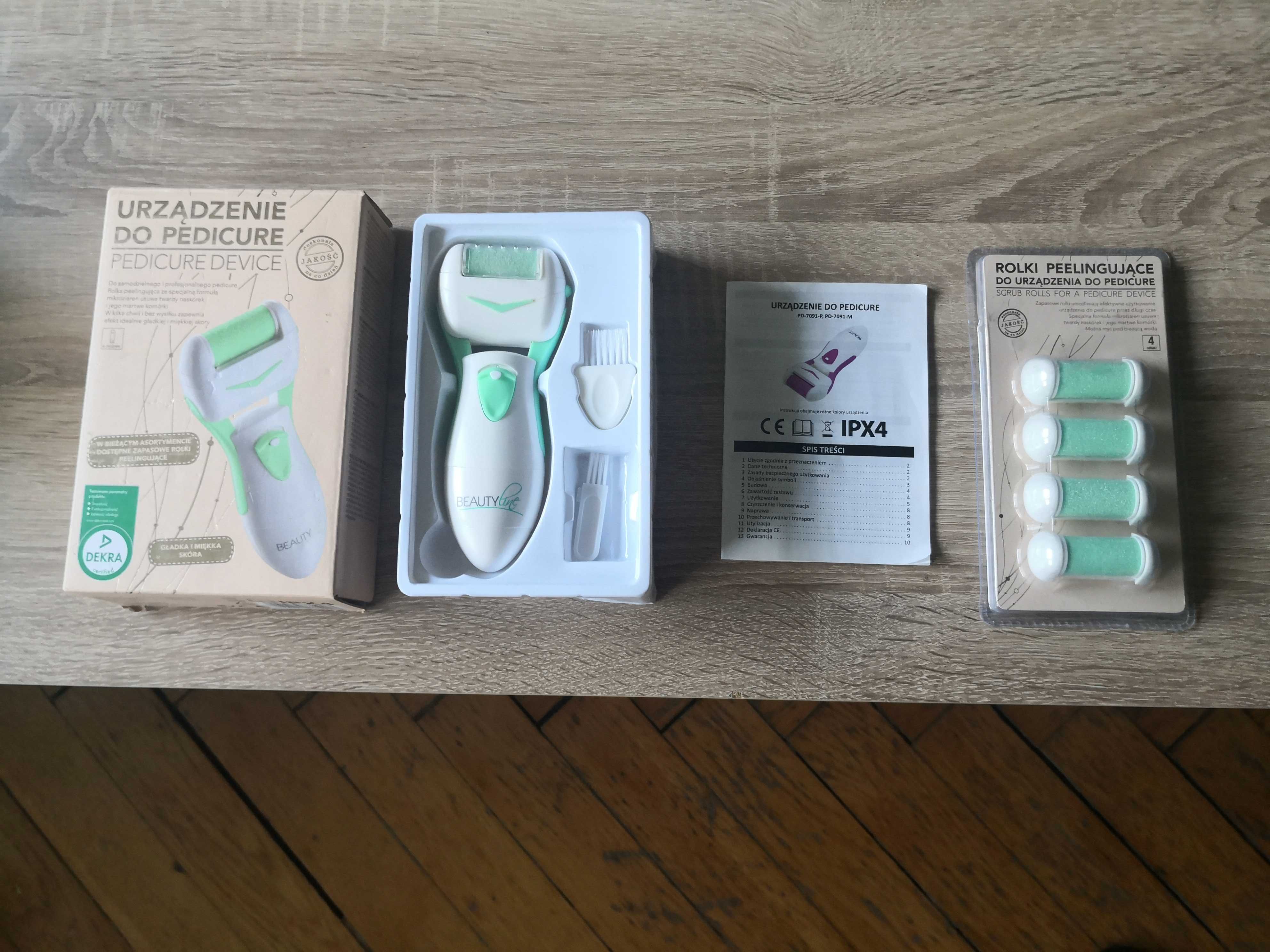 Urządzenie do pedicure + 4 zapasowe rolki NOWE