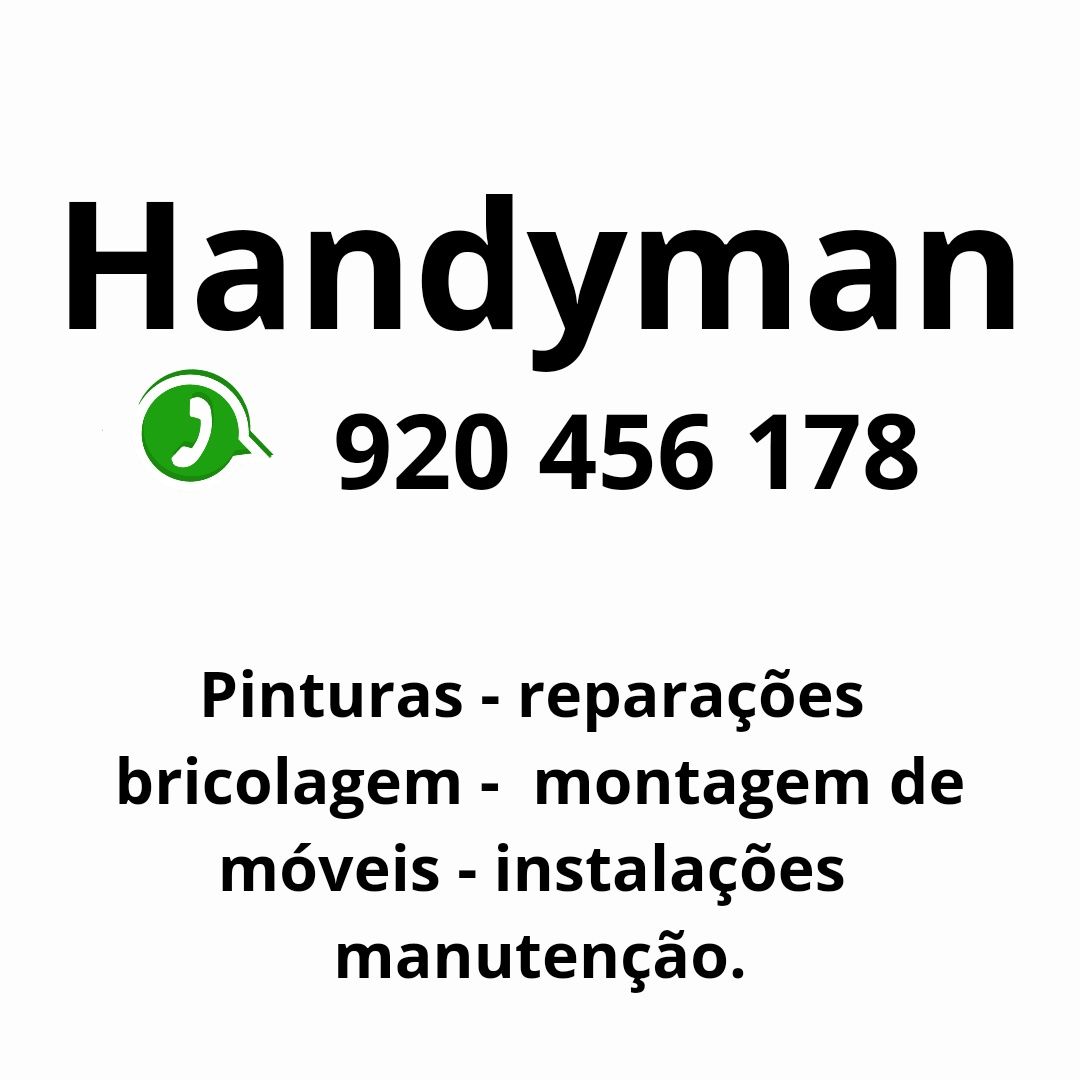 Handyman - reparos e instalações