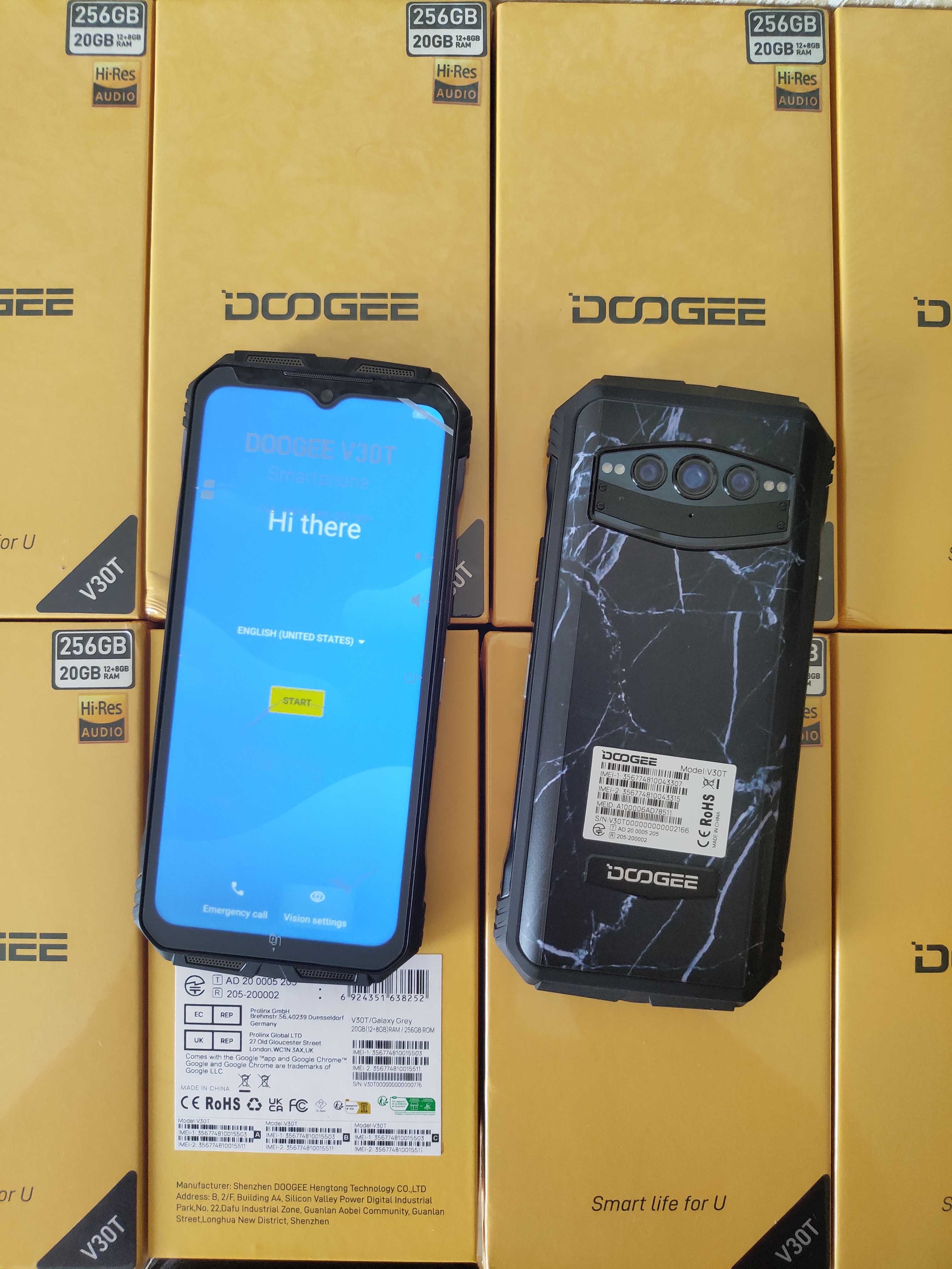 DOOGEE V30T 12+256GB Dimensity 1080 108Мп 10800 Мач