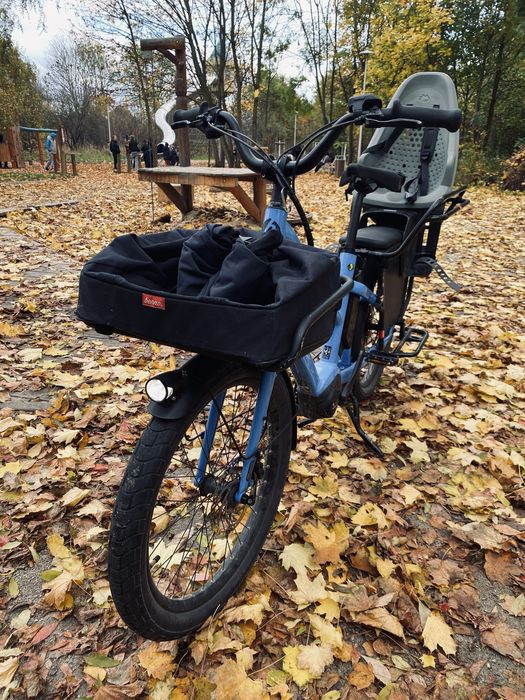 Rower benno boost Cargo. (fotelik, silnik bosch)