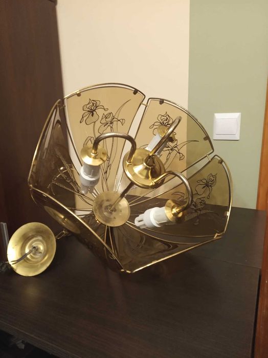 Luksusowa lampa lat 80-tych