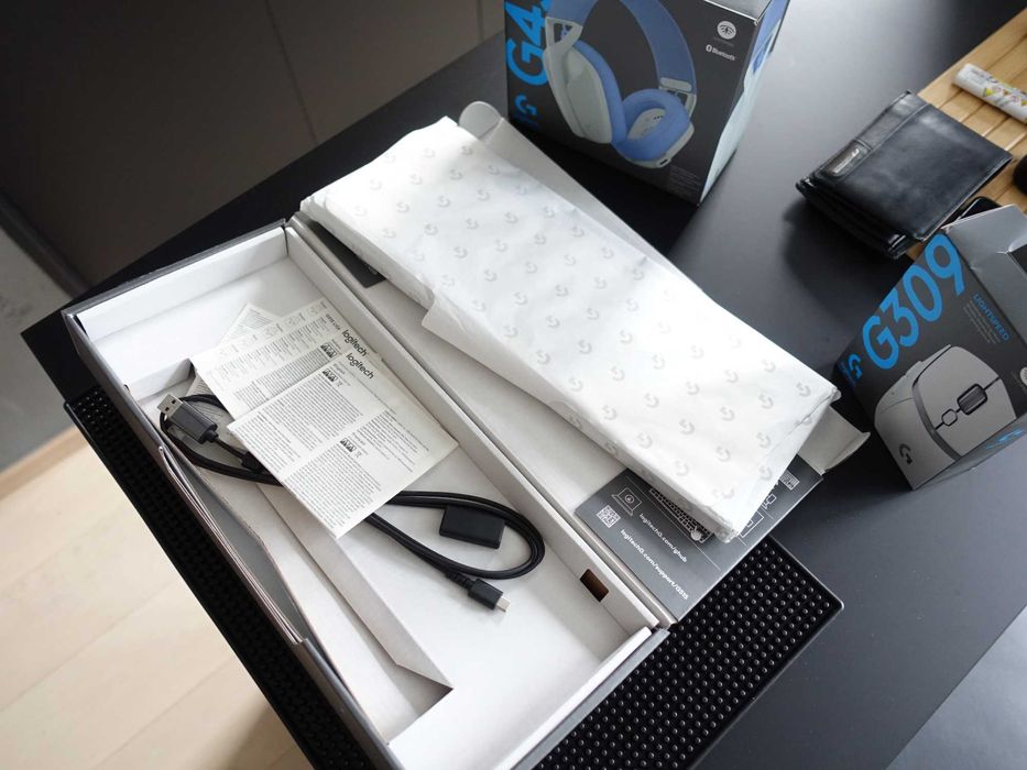 Logitech LIGHTSPEED G515 TLK WHITE klawiatura bezprzewodowa do gier