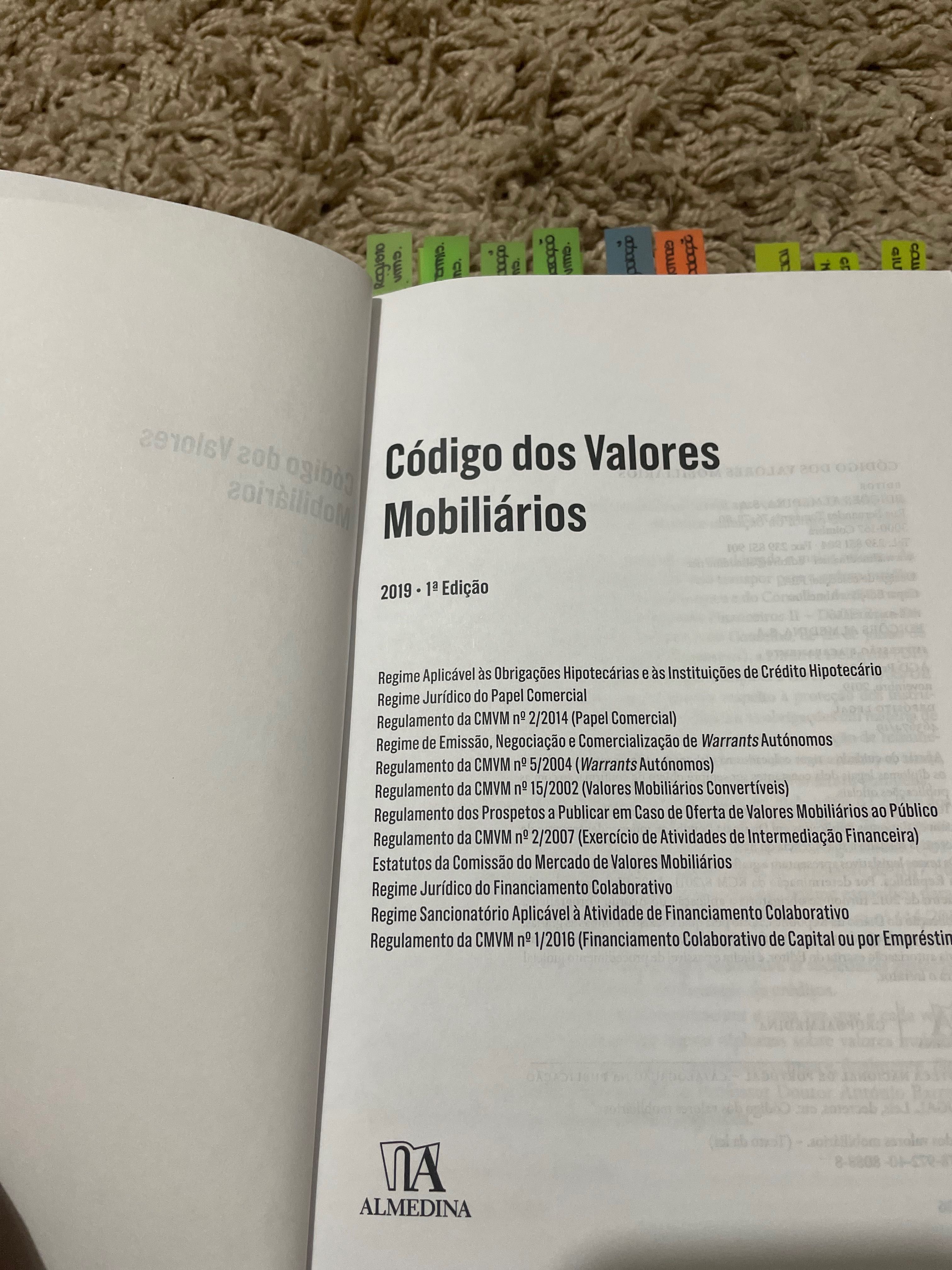 Código dos Valores Mobiliados | 1.a Edição (2019)