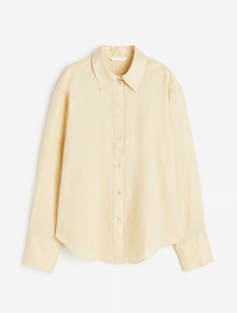 Сорочка льон H&M розмір Л