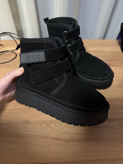 Уги, ugg чорні, високі