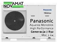 Pompa ciepła PANASONIC MONOBLOK seria J 5 KW R32 WH-MDC05J3E5 [MONTAŻ]