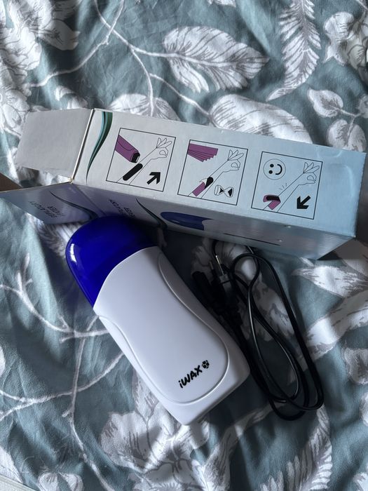 Depilator + wkłady z woskiem + paski
