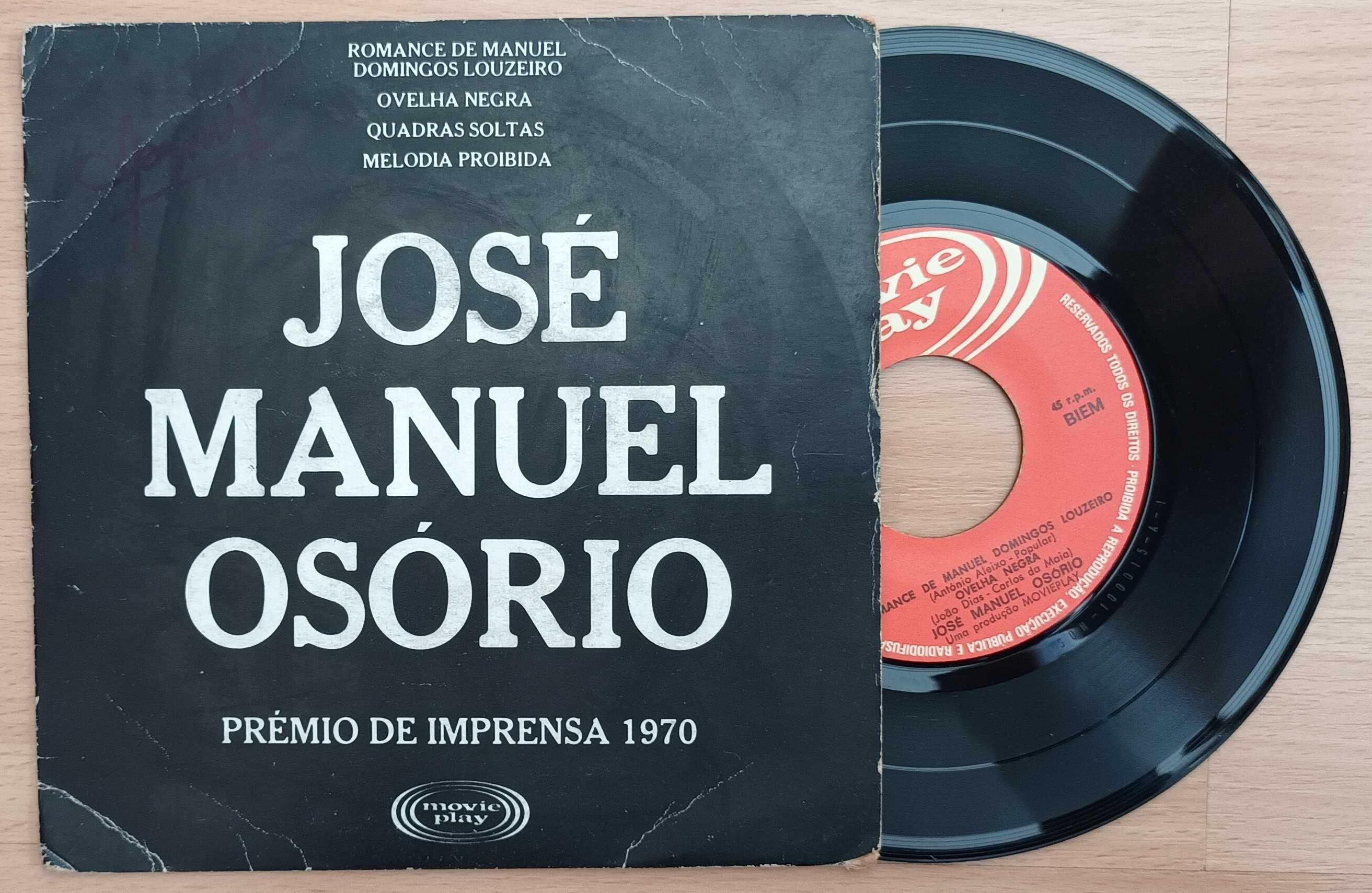 Jose Manuel Osorio - Romance de Manuel Domingos Louzeiro  1970 EP