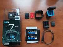Gopro Hero 7 Black + bateria + ładowarka + akcesoria