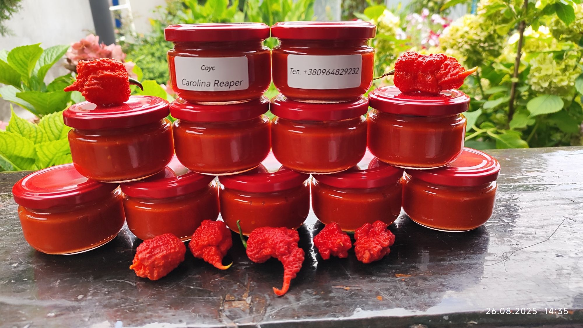 Соус Carolina Reaper концентрат.100мл.