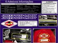 Autocolantes Honda HISS e etiquetas de avisos (labels)