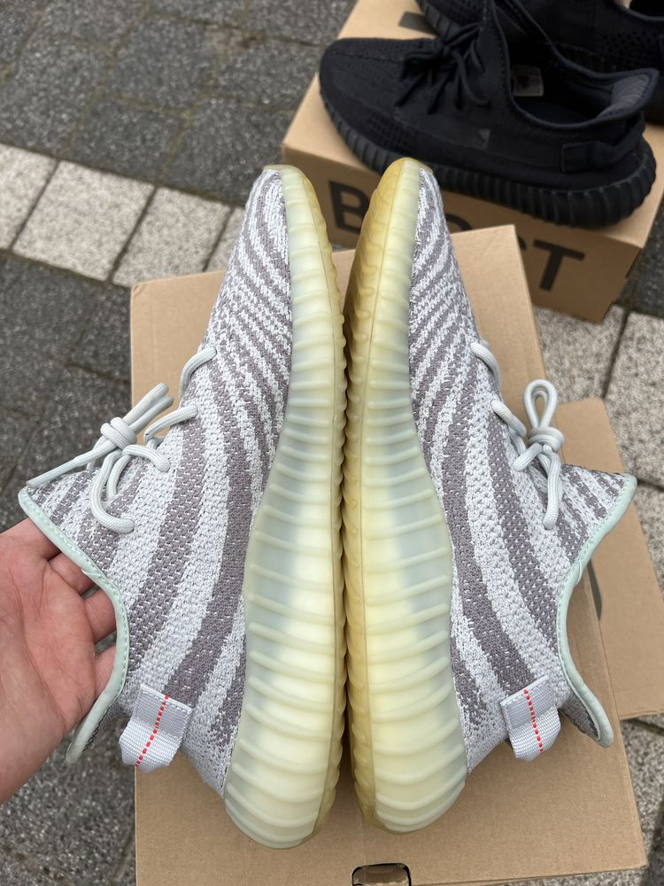 Adidas Yeezy Boost 350 V2 Blue Tint sneakersy niskie szare 46