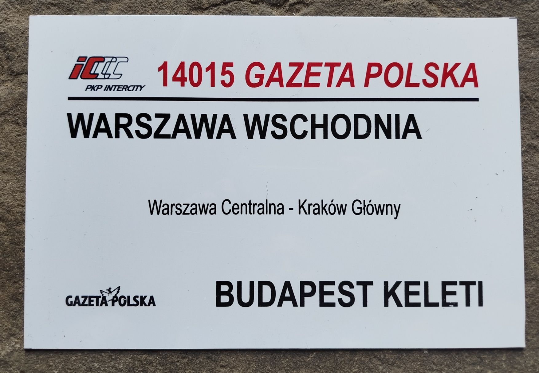 Tablica kierunkowa GAZETA POLSKA