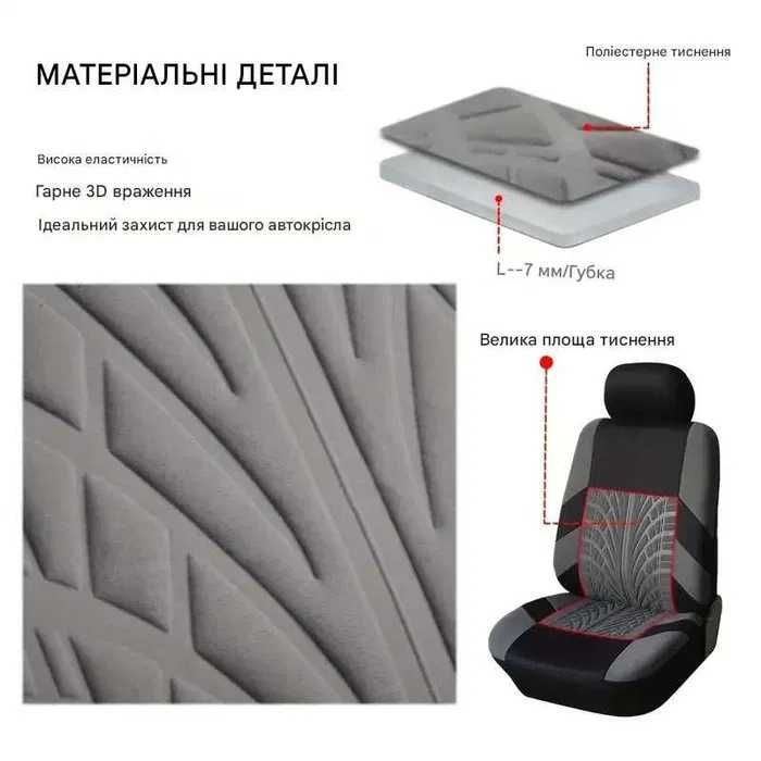 Комлект чохлів для авто
