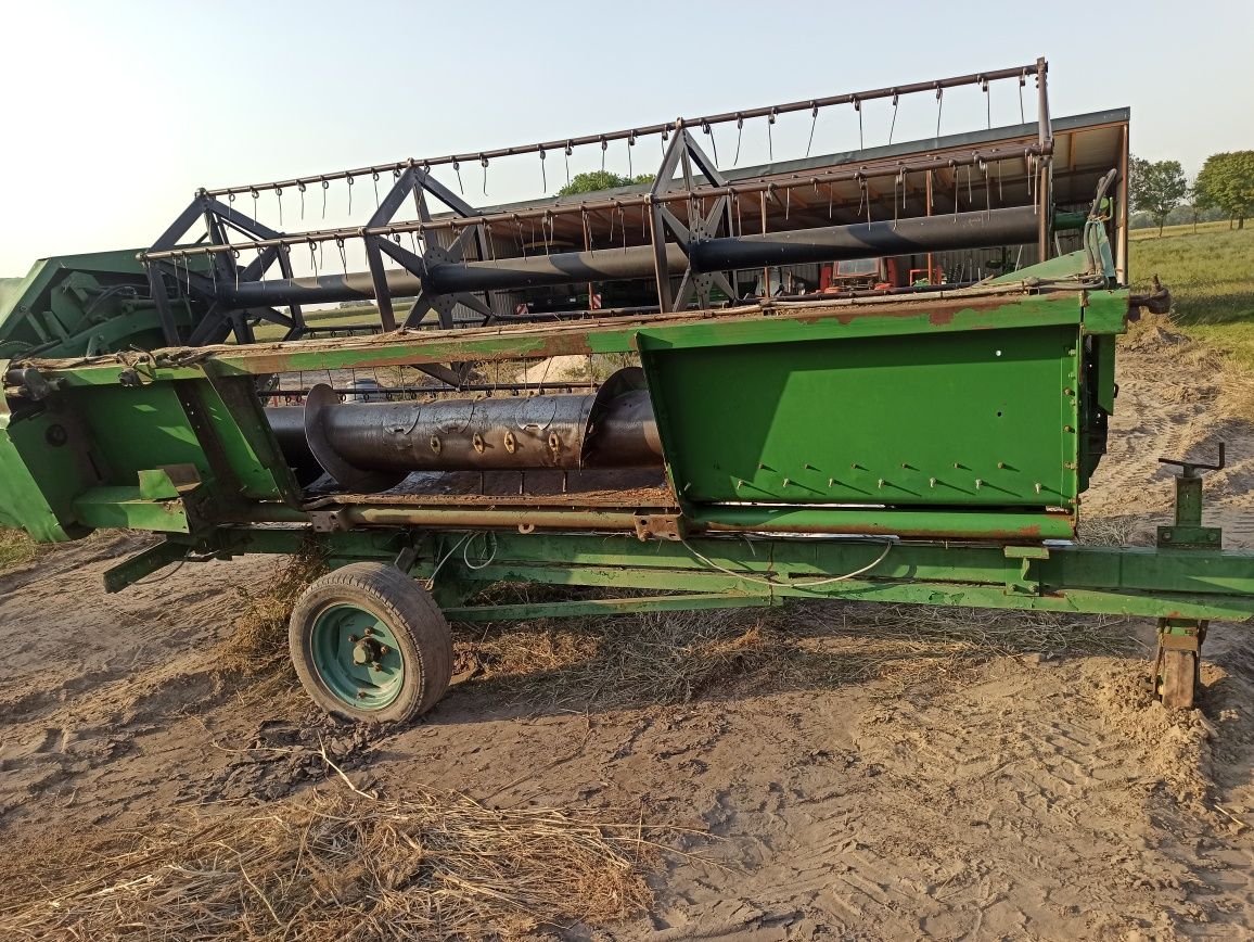 Heder 4.2m + wózek do kombajnu zbożowego (John Deere)