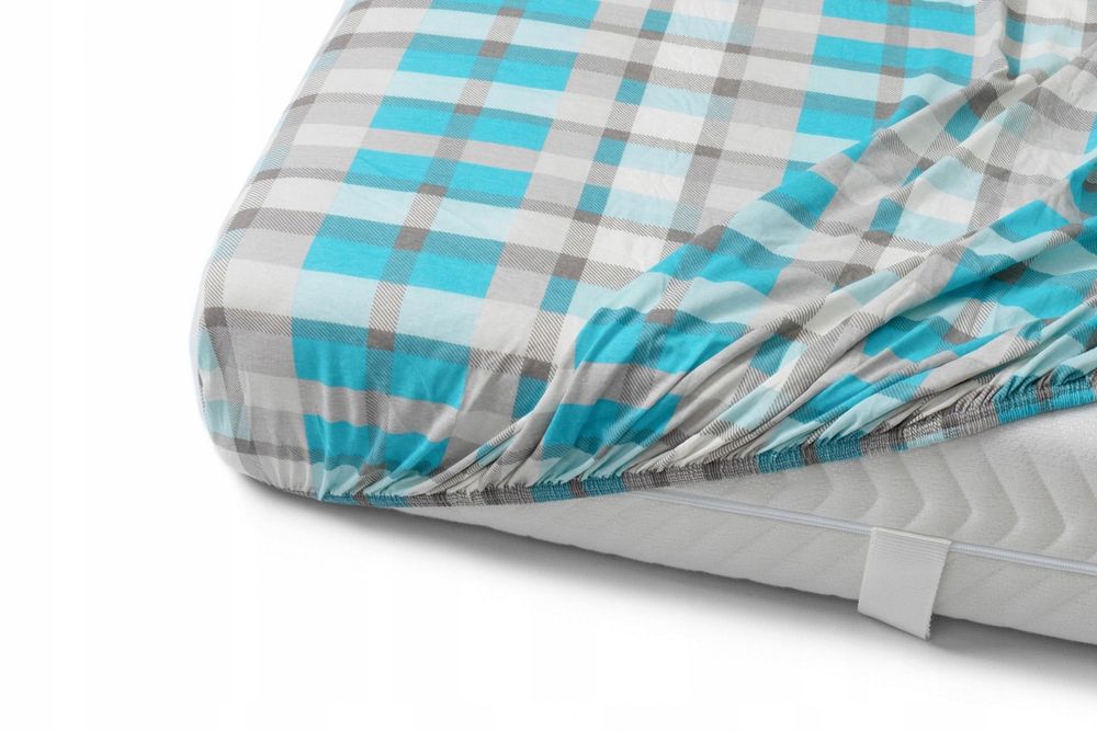 60x120 Prześcieradło Bawełniane z Gumką nr 008