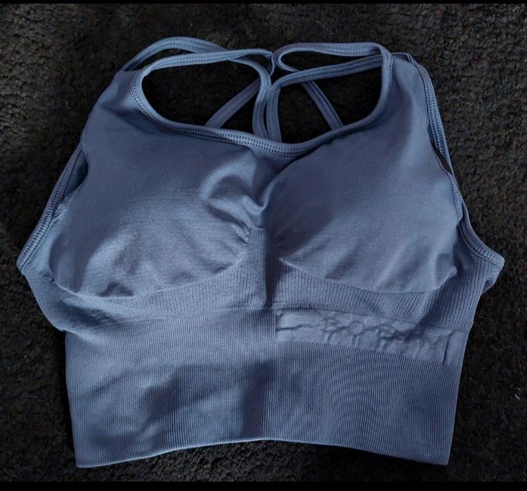 Granatowy stanik sportowy rozm. S/M  Strong Point