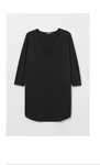 H&M Tunika czarna sukienka L