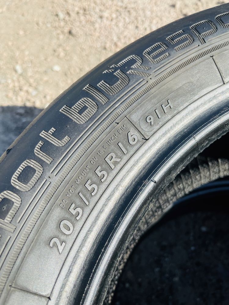 Летняя резина Dunlop SportbluResponse 205/55/16 91H 2шт.