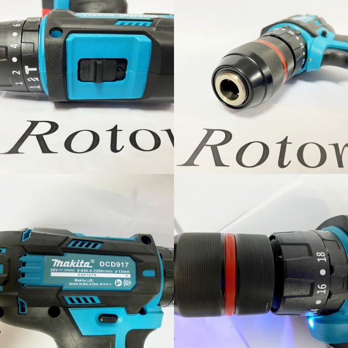 Шуруповерт ударный Макита Makita DCD917 36V / 2Ah Li-ion Гарантия год