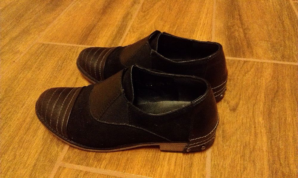туфли черные р.36 лоферы