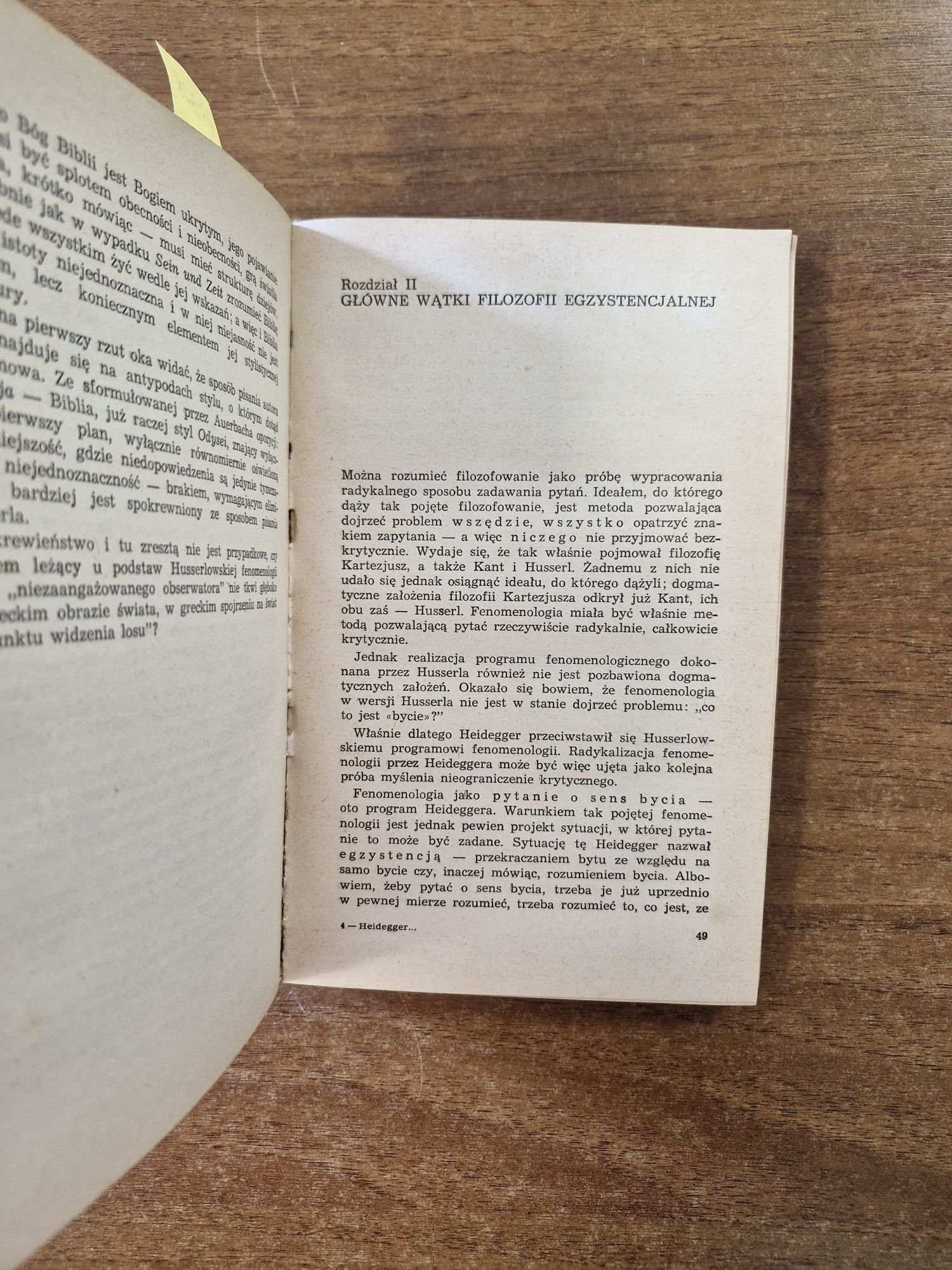 A3328. "Heidegger i filozofia współczesna" Krzysztof Michalski