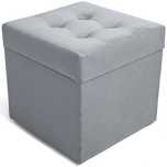 Pufa Sikora puf Luiza 45x45 velvet 8804 grey