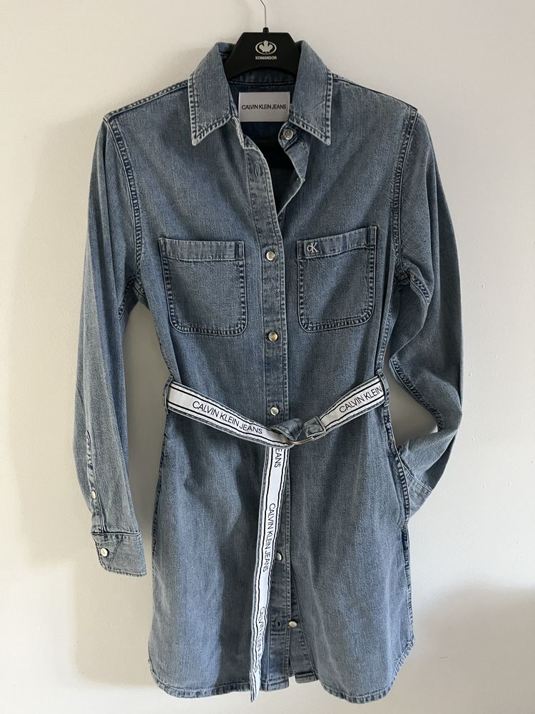 Calvin Klain sukienka jeansowa - roz XS/ S