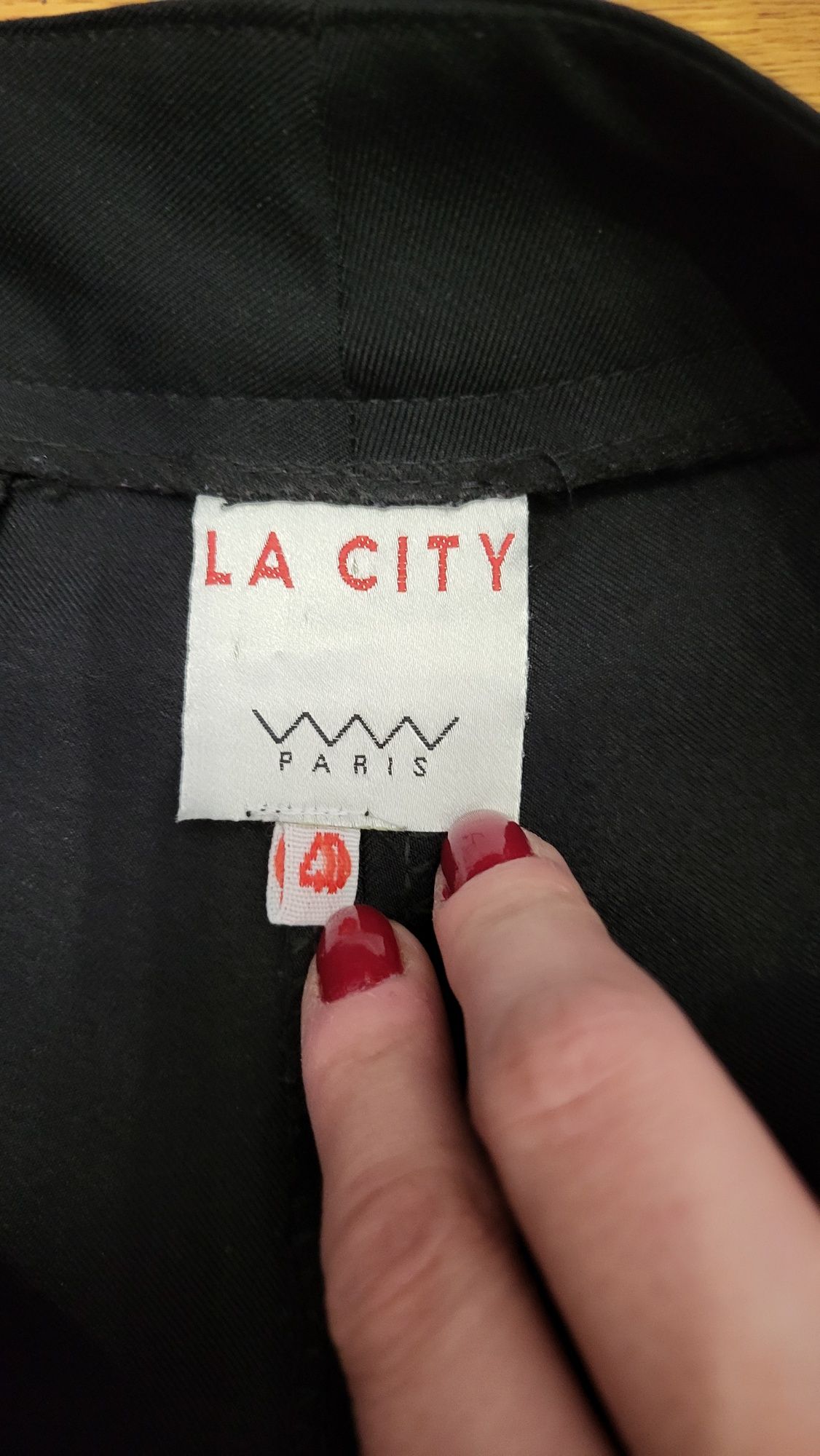 Spódnica elegancka midi La City Paris vintage