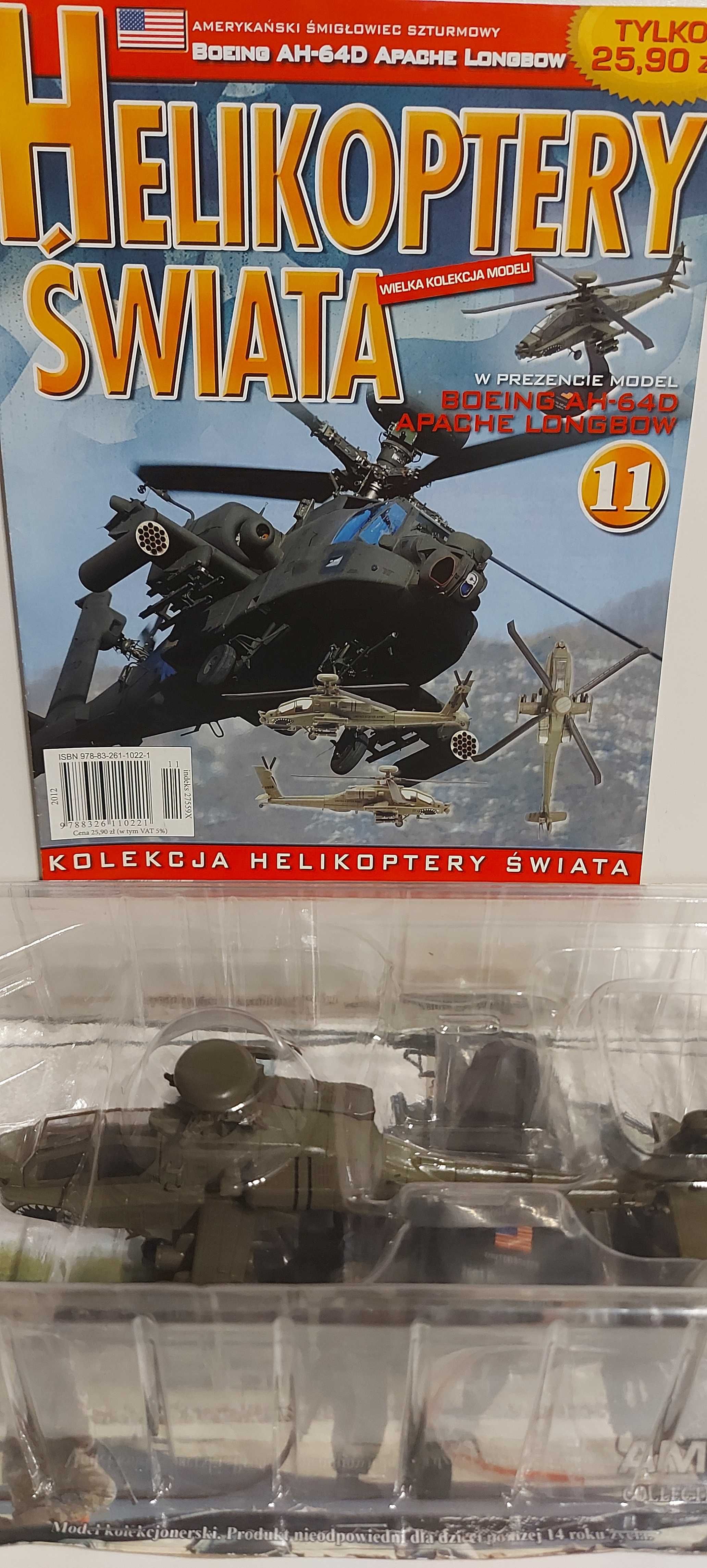 Model śmigłowca AH-64D Apache Longbow Amercom 1:72