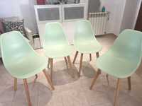 4 Cadeiras Verdes