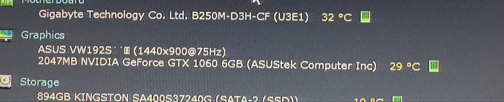 GTX 1060 Asus Strix 6GB