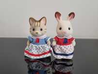 Sylvanian Families figurki przyjaciółki kotek i królik