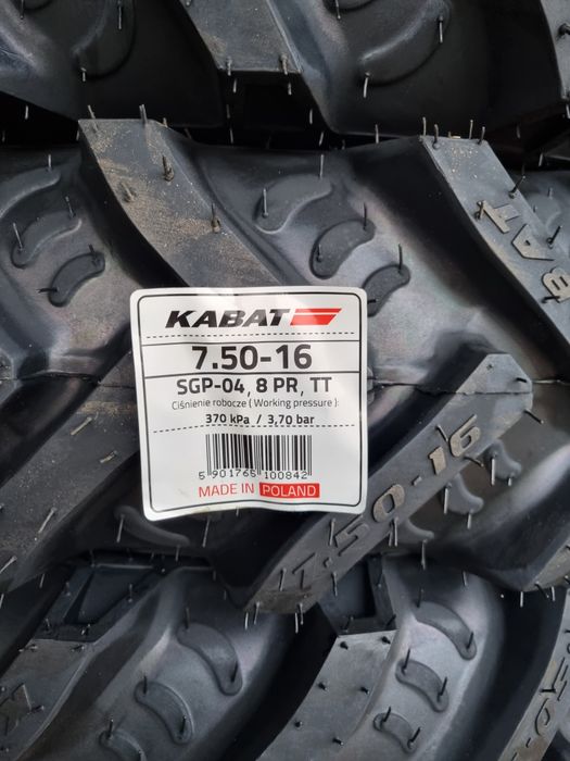 Opona 7.50-16 8PR Kabat Nowe
