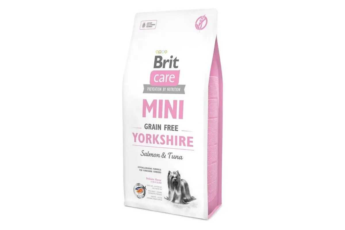 Сухой корм для йорков Brit Care GF Mini Yorkshire с лососем 2кг