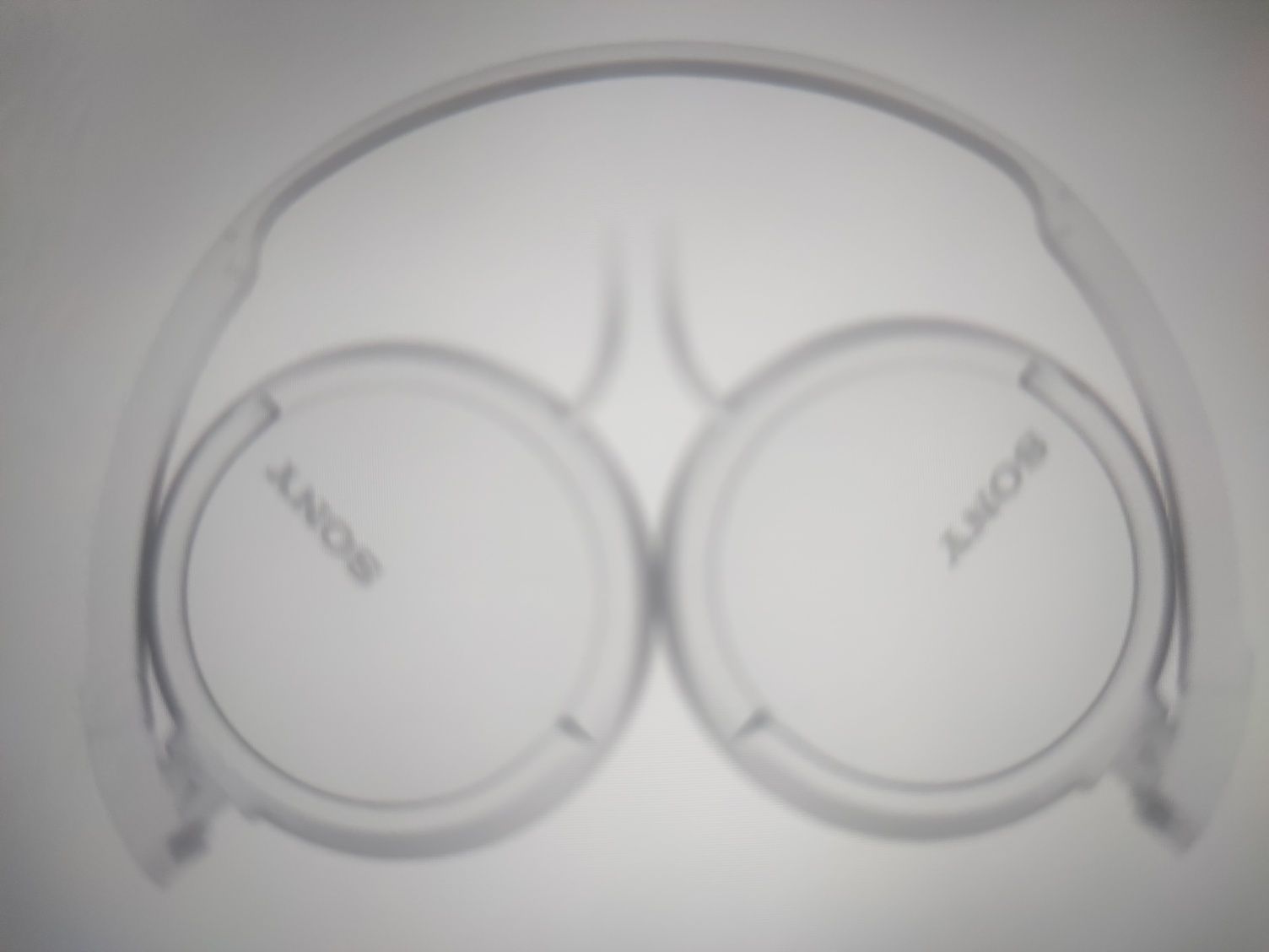 Słuchawki przewodowe Sony MDR-ZX110 - nauszne - białe