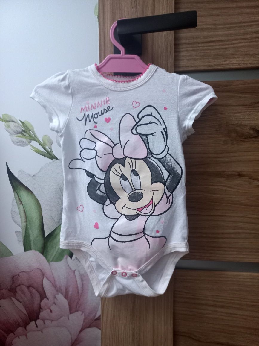 Śliczne body z Myszką Minnie 80