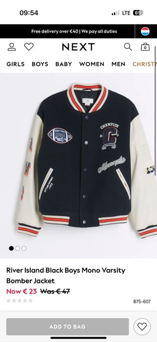 Бомбер теплый next 7-8 лет