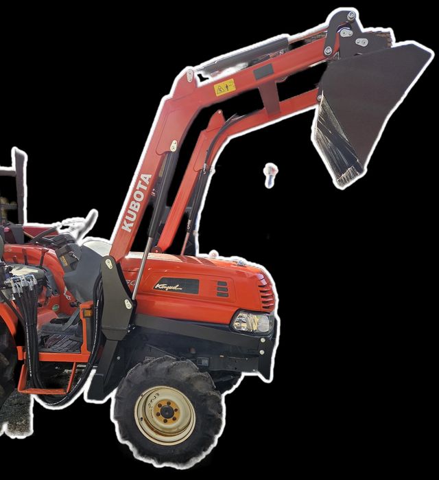 Ładowacz czołowy TUR 3 sekcje łyżka mini traktor Yanmar Iseki  BRUTTO