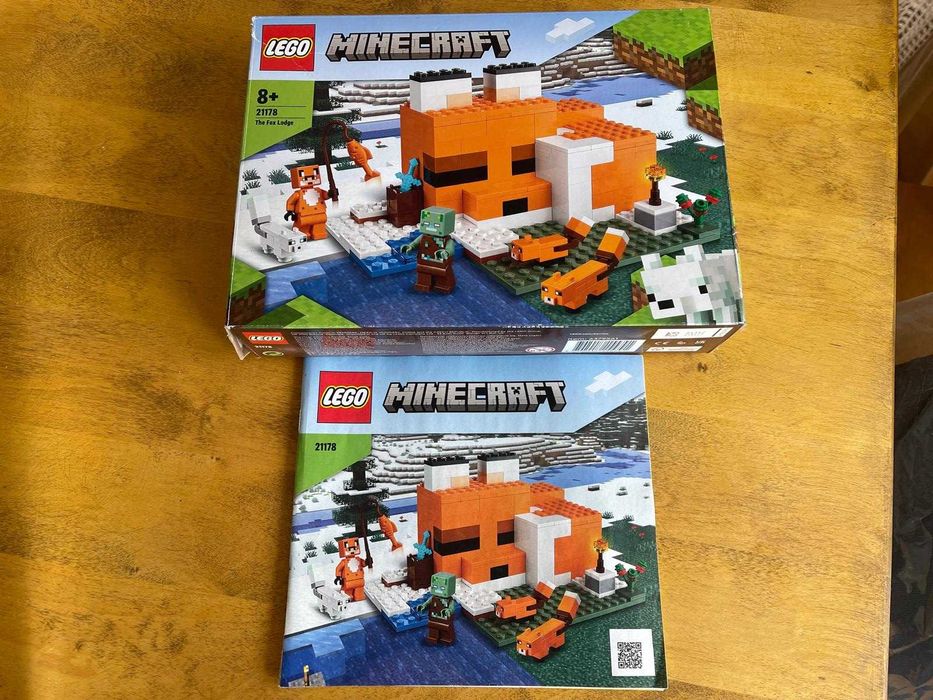 klocki LEGO Minecraft 21178 Siedlisko lisów Dom Lisek