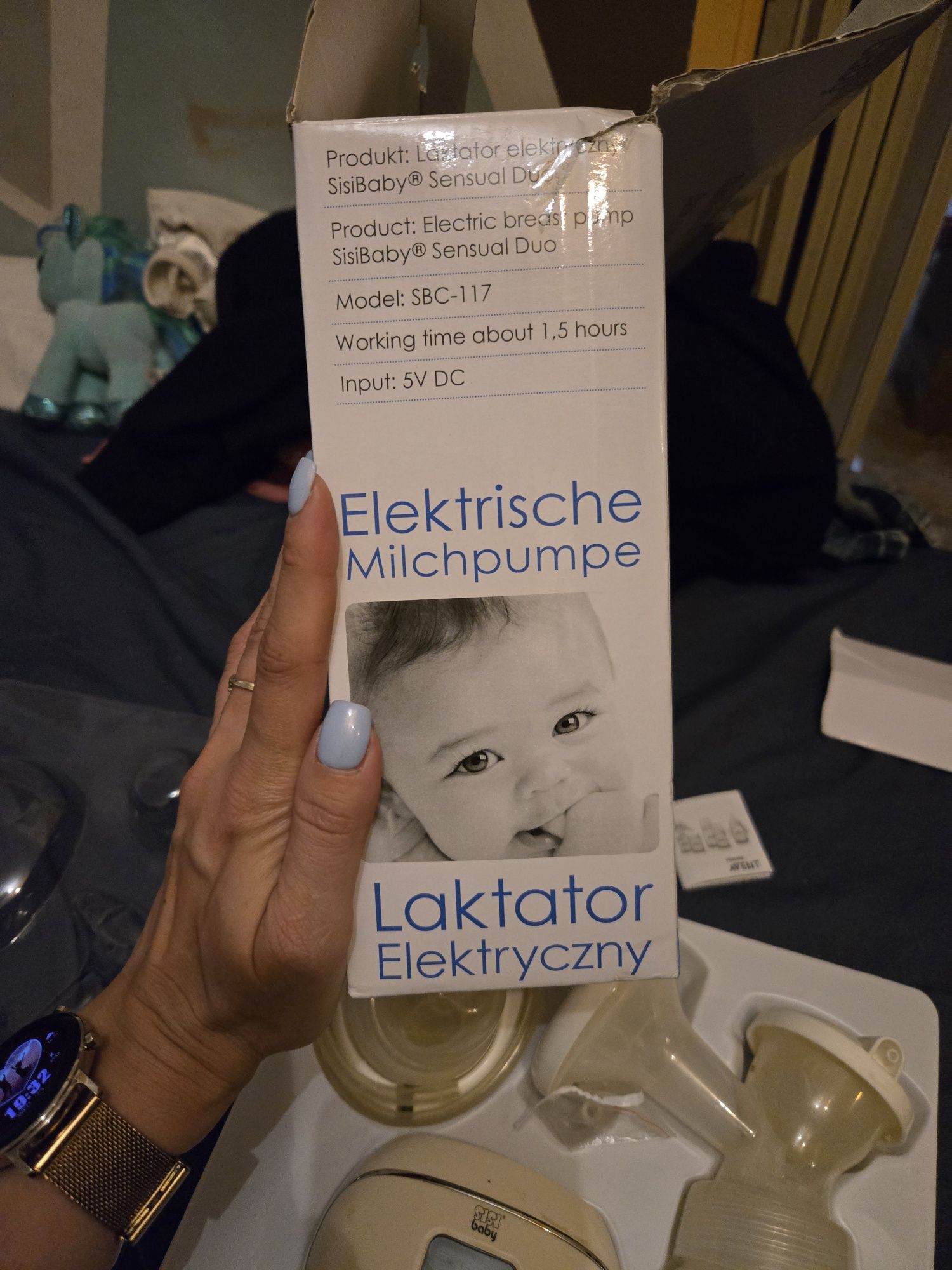 Laktator elektryczny Sisi baby akumulator regulacja siły