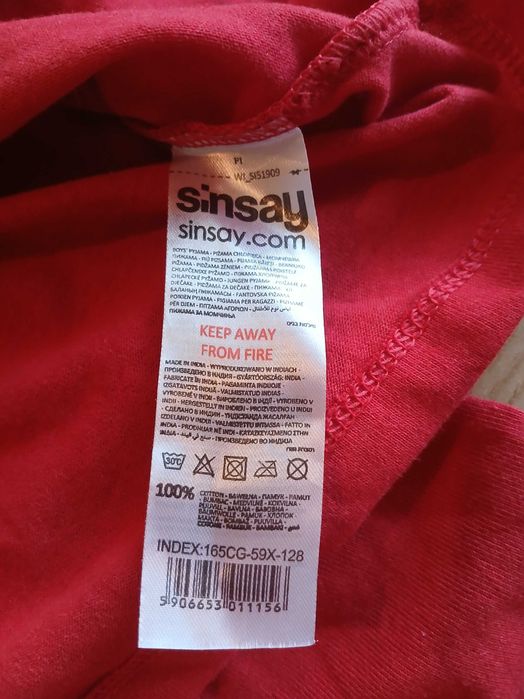 Piżama chłopięca Sinsay r.128