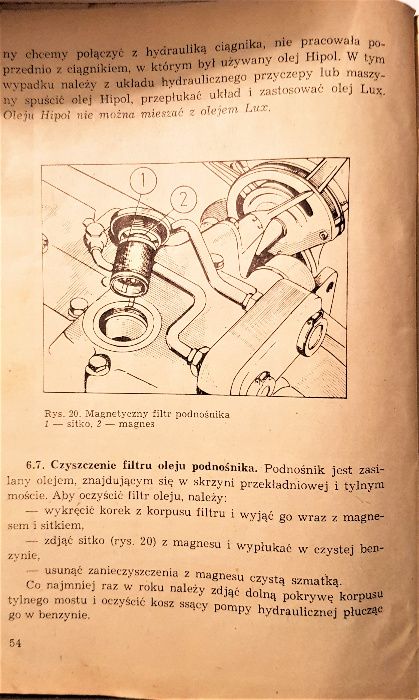 Ursus C-355 instrukcja obsługi ciagnika, rok wydania 1973 - unikat