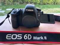 Canon 6D Mark II + lente 24-70mm L + 50mm + Acessórios – Oportunidade