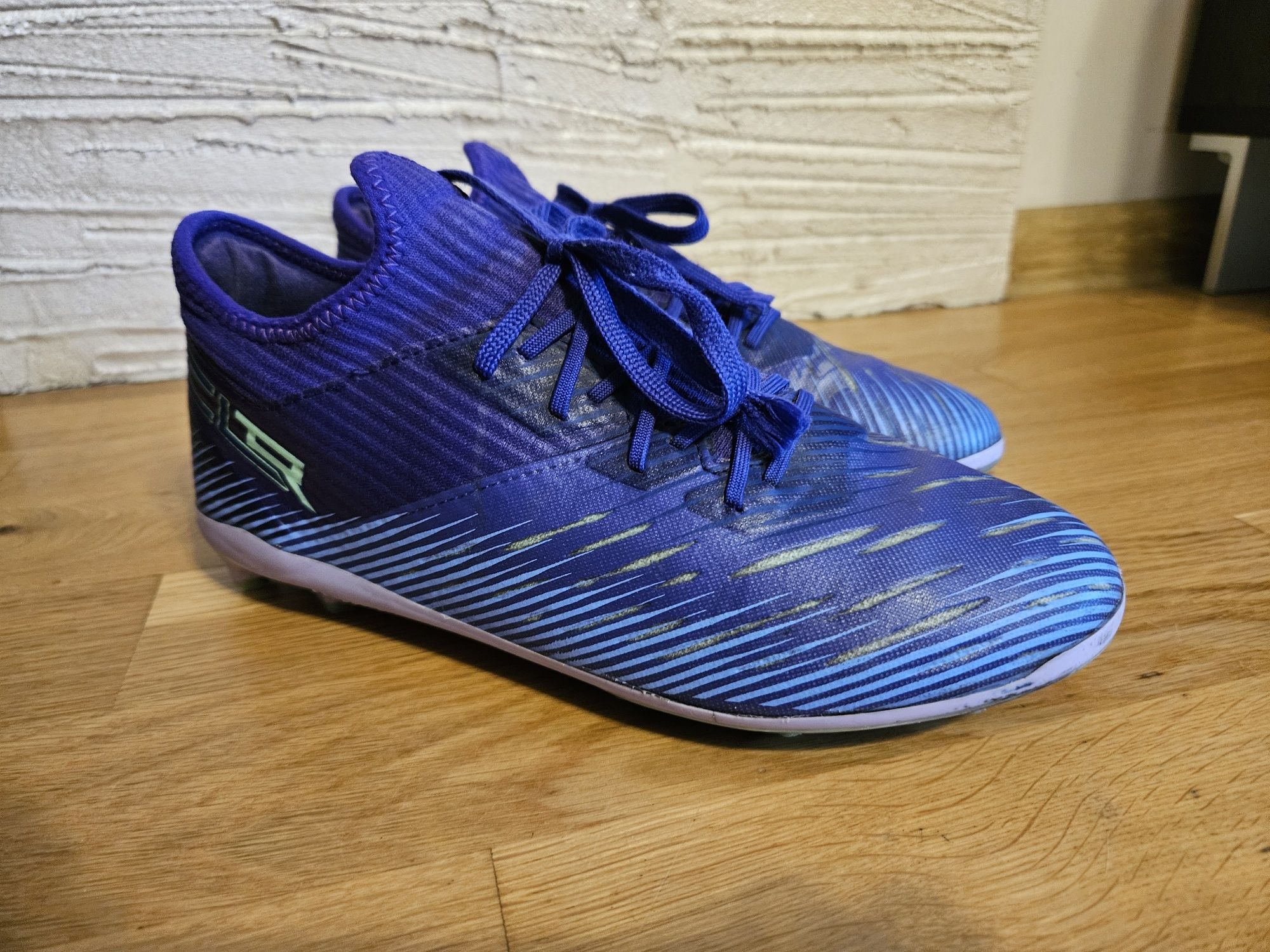 Buty do piłki nożnej dla dzieci Kipsta CLR FG sznurowane 38