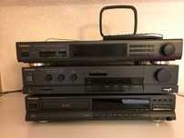 Technics zestaw: SU500, SL-PG440A, ST-GT350, SB-EX3