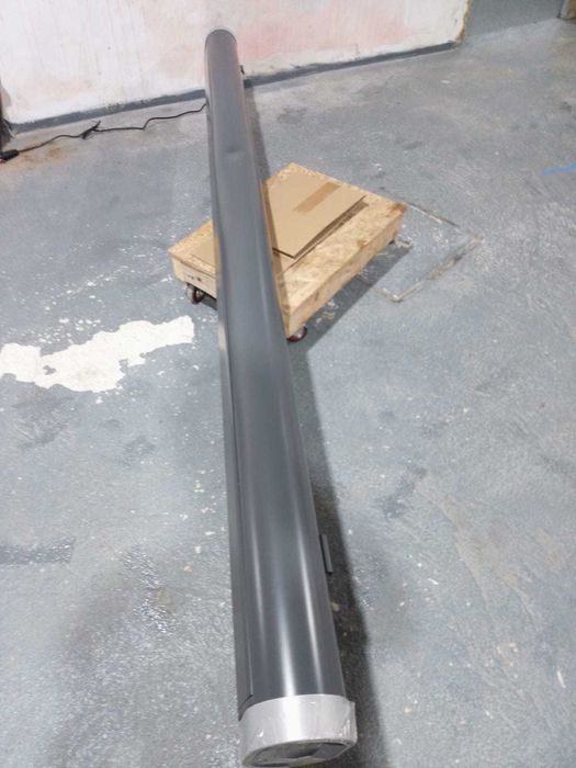 Toldo motorizado CINZA COM TELA BEGE LED 3X2M